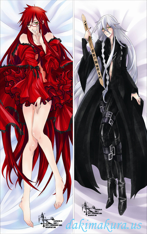 Black Butler - Grell Sutcliff - Undertaker Anime Dakimakura Pillow Cover